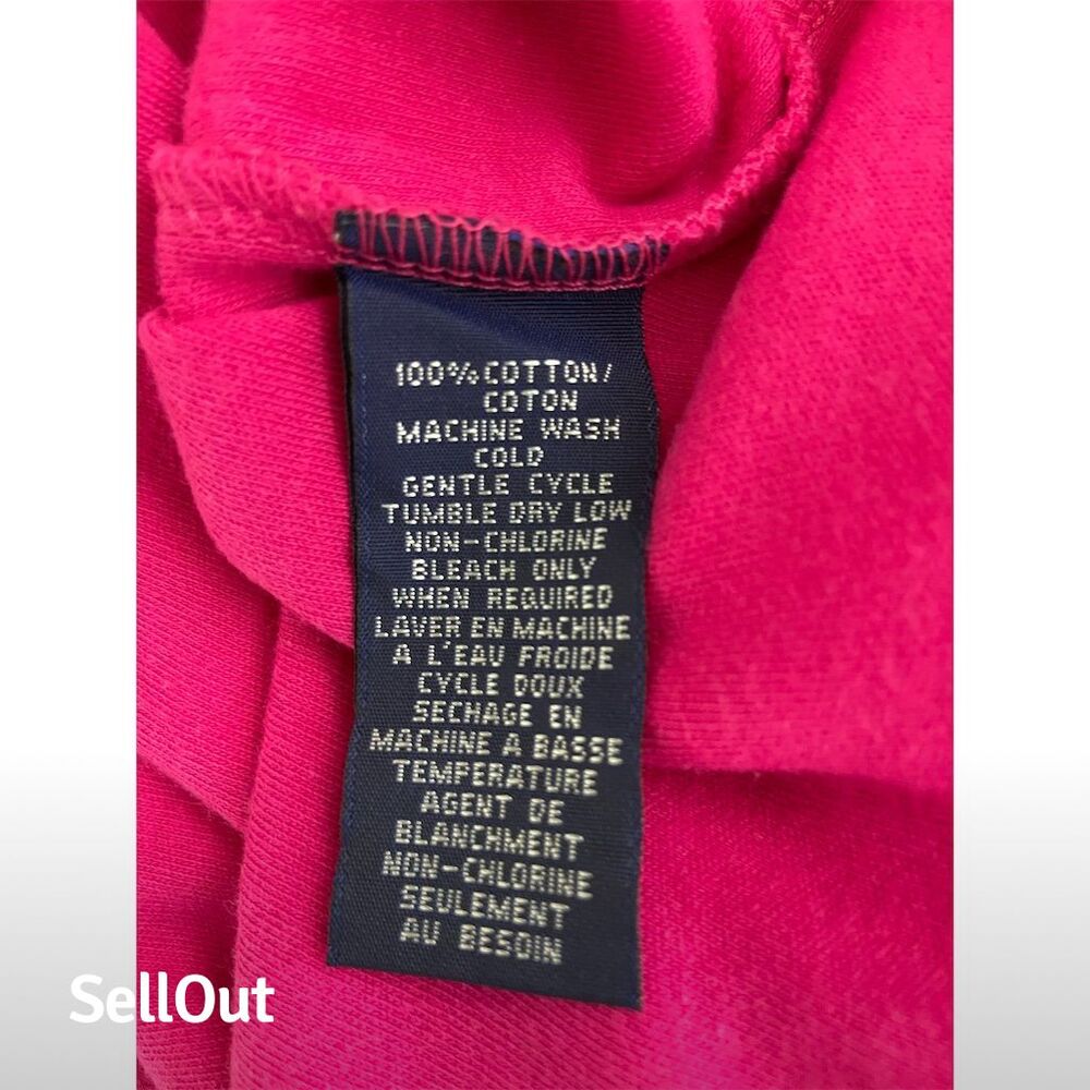 Ralph Lauren Women's Sleeveless Pink Polo Shirt Size L Casual - Picture 4 of 5